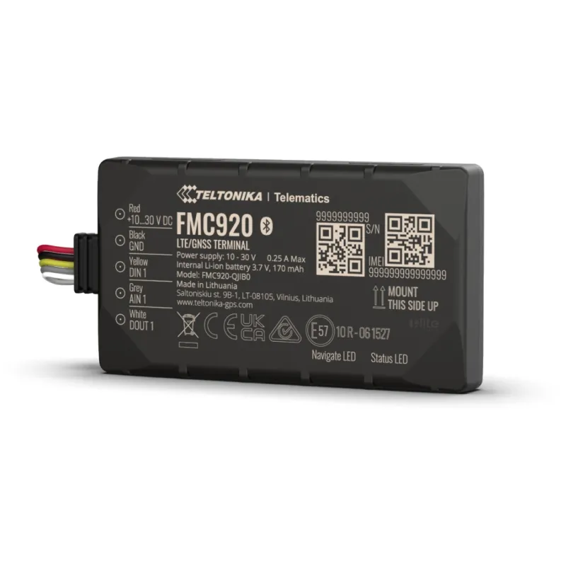 Teltonika FMC920 4G Inbouw GPS-Tracker Afbeelding